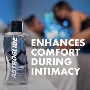 Astroglide Water-Based Lubricant (5oz) bottle on a clean surface with a soft background.