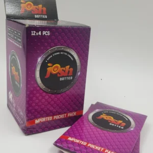 Premium condoms featuring a dotted texture for enhanced stimulation and pleasure.