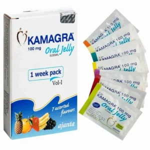 Convenient jelly formulation designed to treat erectile dysfunction, available in various flavors.