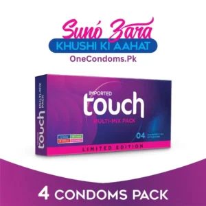 A variety pack of condoms featuring different textures and sensations for enhanced pleasure.